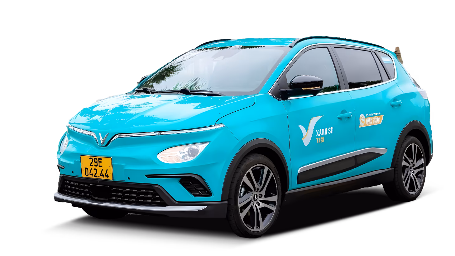 VinFast electric taxi on Phu Quoc